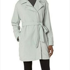 Seafoam 7 For All Mankind Trench Coat xl to 2xl or 3xl, no belt